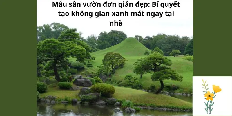 Mẫu sân vườn đơn giản đẹp: Bí quyết tạo không gian xanh mát ngay tại nhà